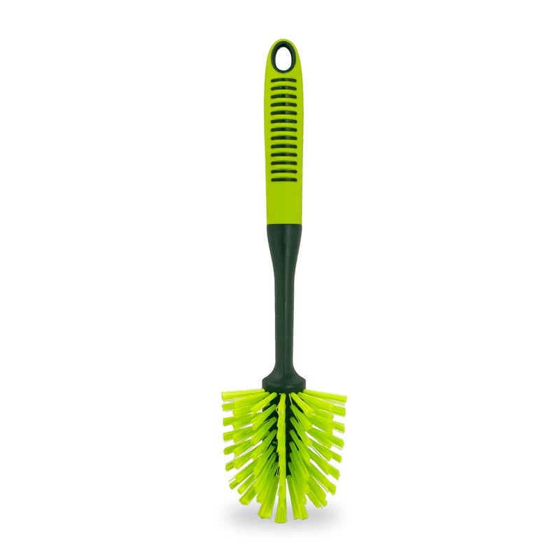 Pine Sol Pine-Sol Long Handle Dish Brush â€“ Heavy Duty Bristle Kitchen Scrubber, Safe with Non-Stick Cookware - Image 5